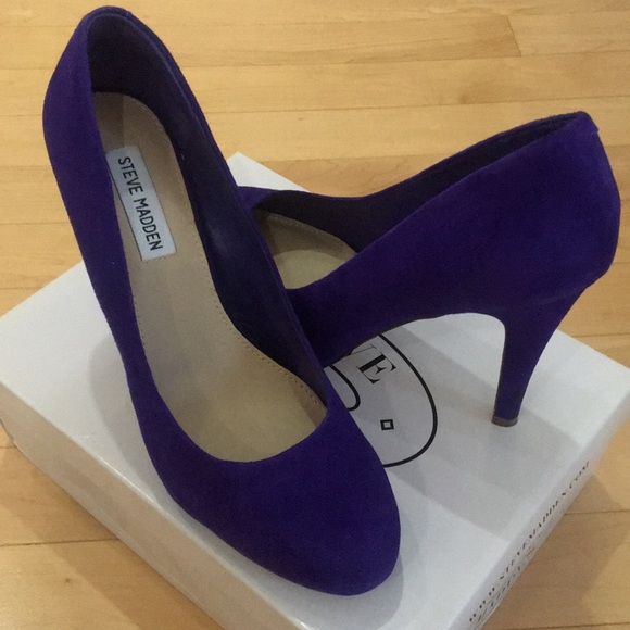 Purple STEVE MADDEN Heels - Picture 4 of 5
